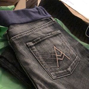 7 For All Mankind Maternity Style Jeans Sz 30